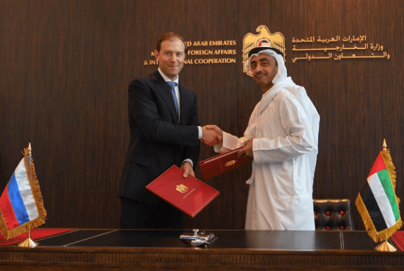 Denis Manturov invites UAE Crown Prince Mohammed bin Zayed Al Nahyan to SPIEF 2018