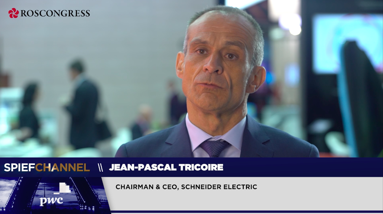 Jean-Pascal Triciore, Chariman & CEO, Schneider Electric 