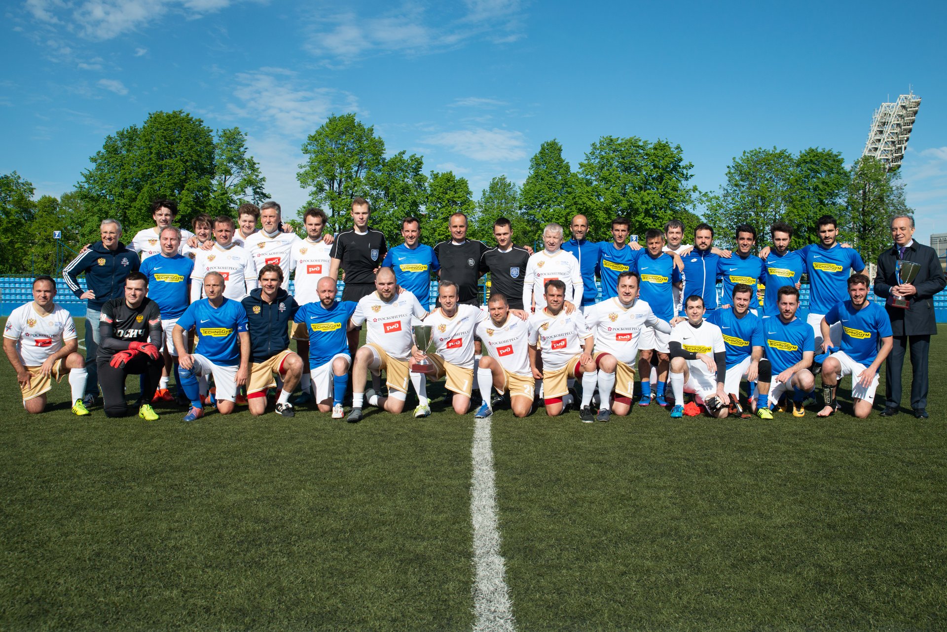 Футбольный матч дружбы России и Италии открыл спортивную программу ПМЭФ-2018