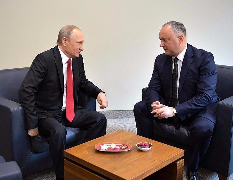 Встреча с Президентом Молдавии Игорем Додоном